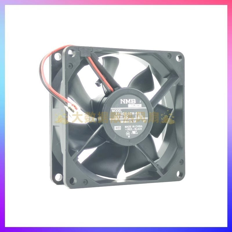 NMB-MAT 3110SB-05W-B70 DC24V 0.20A 2-Pin Inverter Mute Cooling Fan