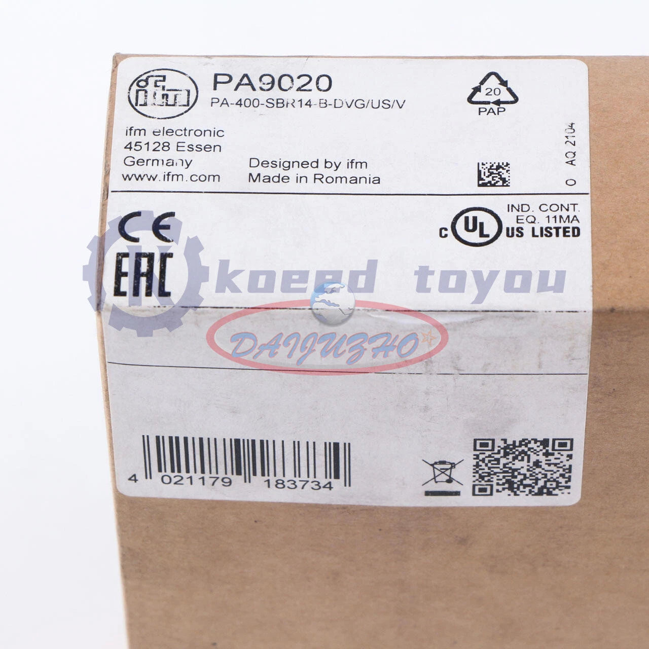 1Pcs IFM PA9020 Pressure Sensor