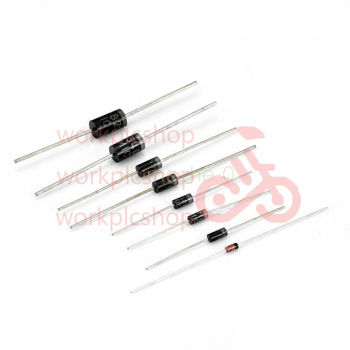 100Pcs 8 Values Diode Bag Assortment Kit Set 1N4148 FR107 1N5408