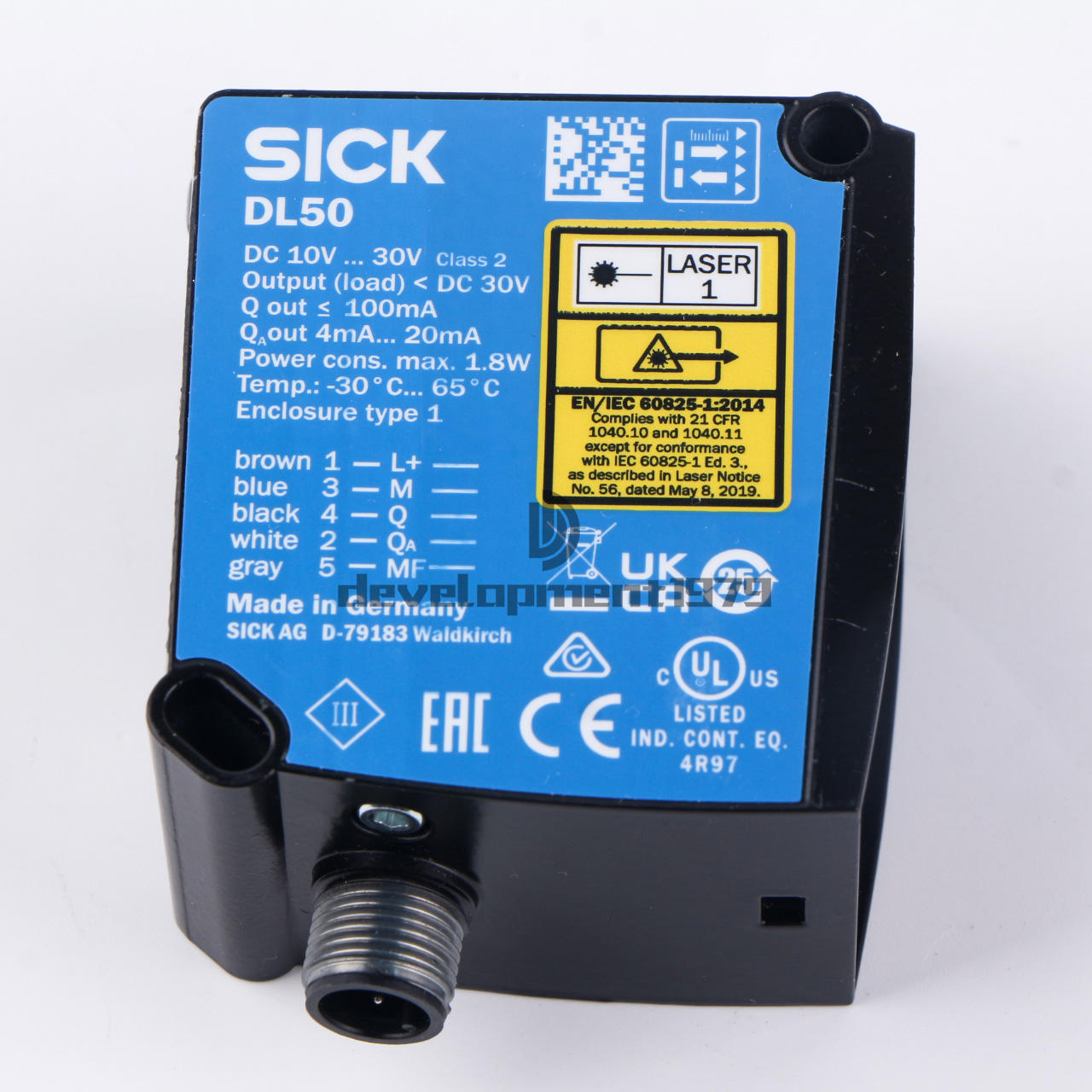 new ONE SICK distance sensor DL50-P1123