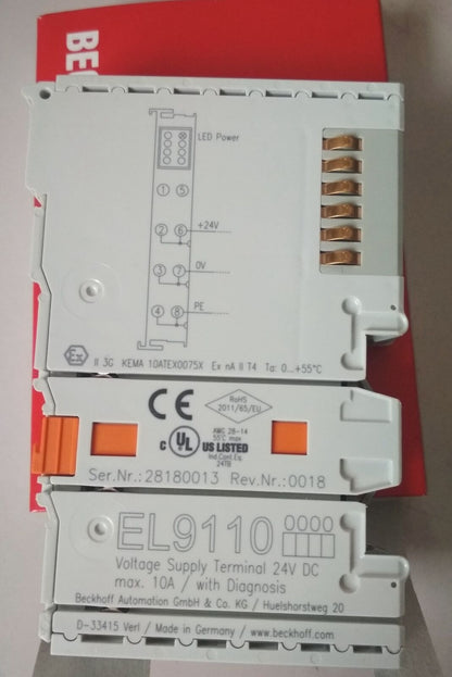 1PC In Box Beckhoff EL9110 PLC Module - BECKHOFF