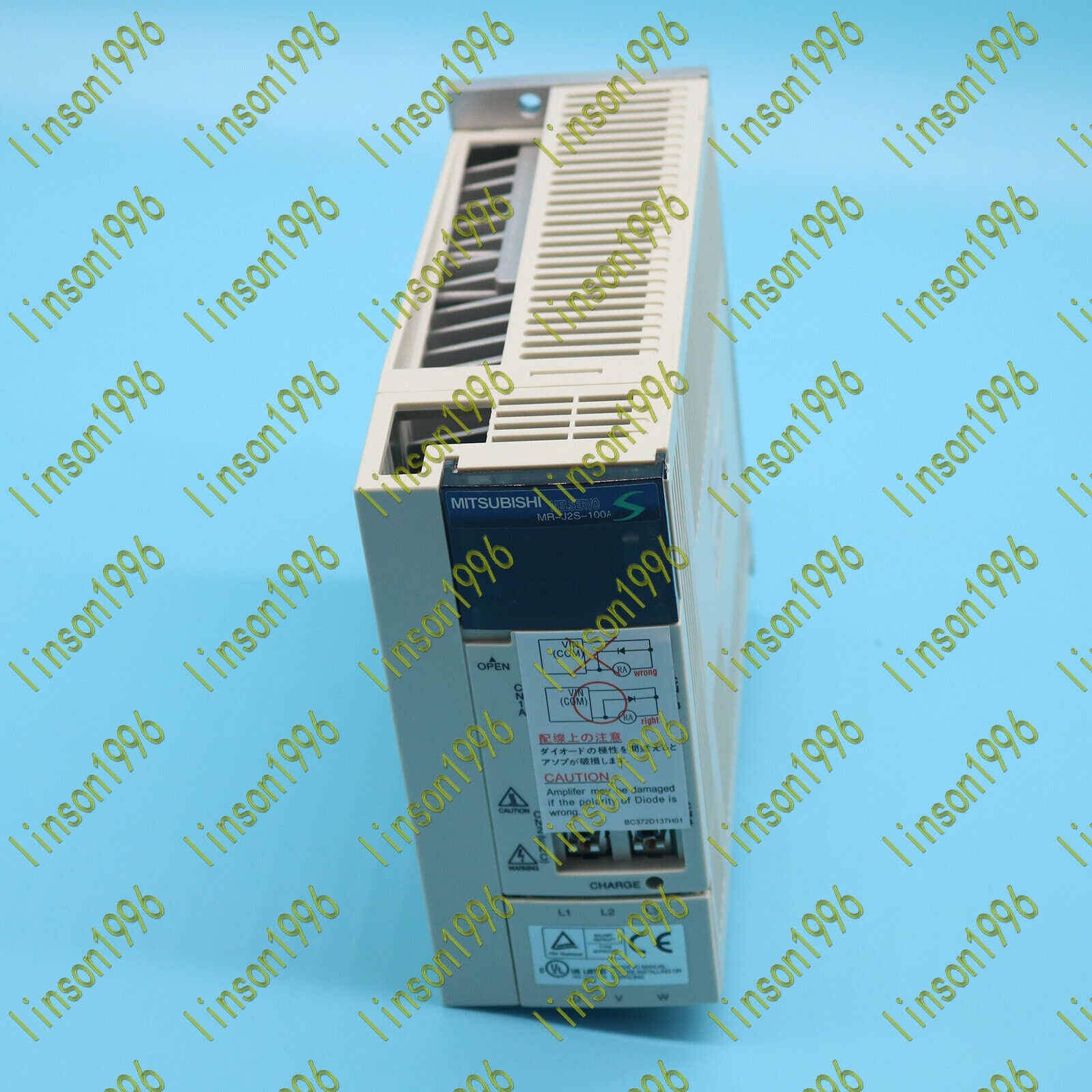 Used Mitsubishi MRJ2S100A SERVO DRIVER TESTED GOOD CONDITION - MITSUBISHI