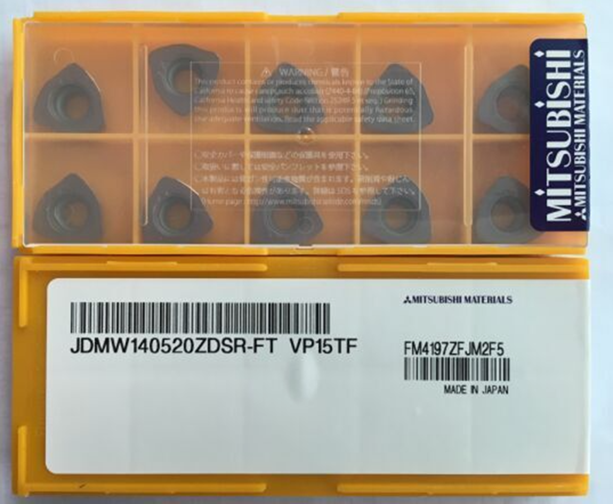 10PCS Mitsuboshi JDMW140520ZDSR-FT VP15TF Carbide Inserts - MITSUBISHI