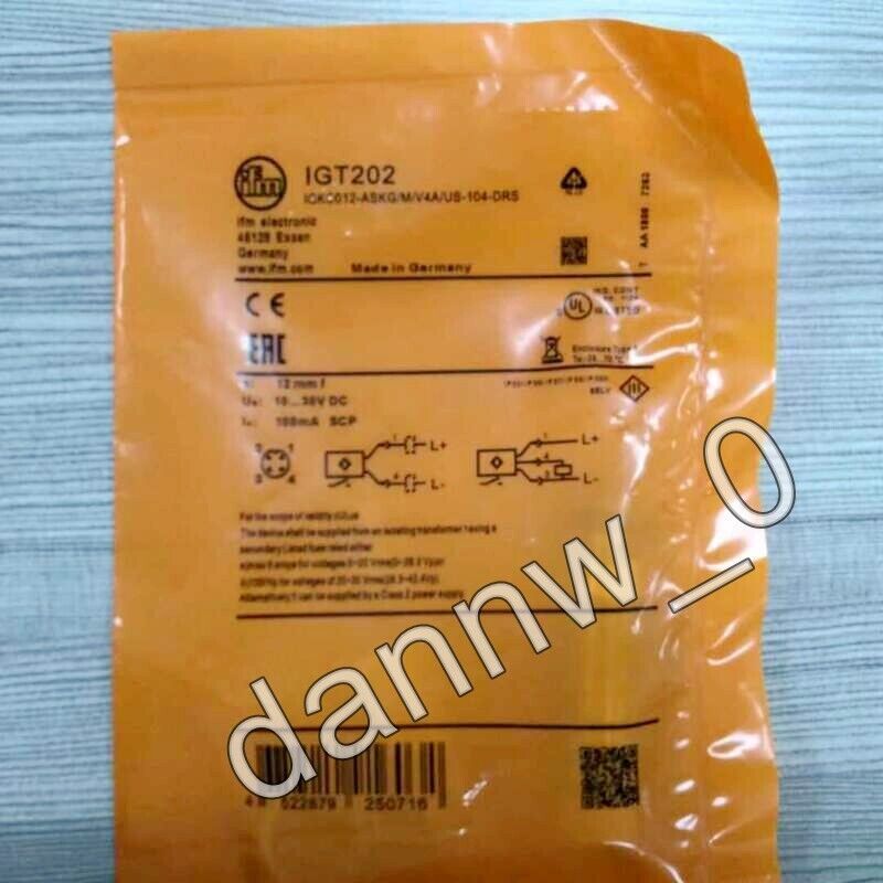 New 1PC IFM IGT202 Pressure Sensor - IFM