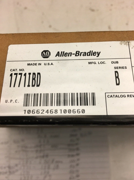 Allen Bradley 1771 IBD Series B DC Input Module SHIP 1771IBD - ALLEN BRADLEY