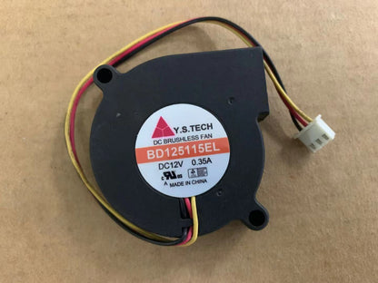 new Y.S.TECH 5015 BD125115EL 12V 0.35A 3-wire large air volume blower cooling fan