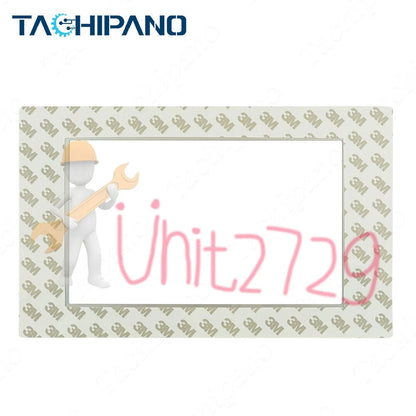 1SET for 2711P-T9W22D9P Glass Panel with Front Overlay Film Touch Screen #un