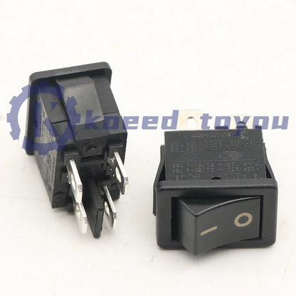 1PC RONG FENG RF-1003 TV-5 Rocker Switch 4 Pins 2 Positions 10A 250VAC T85