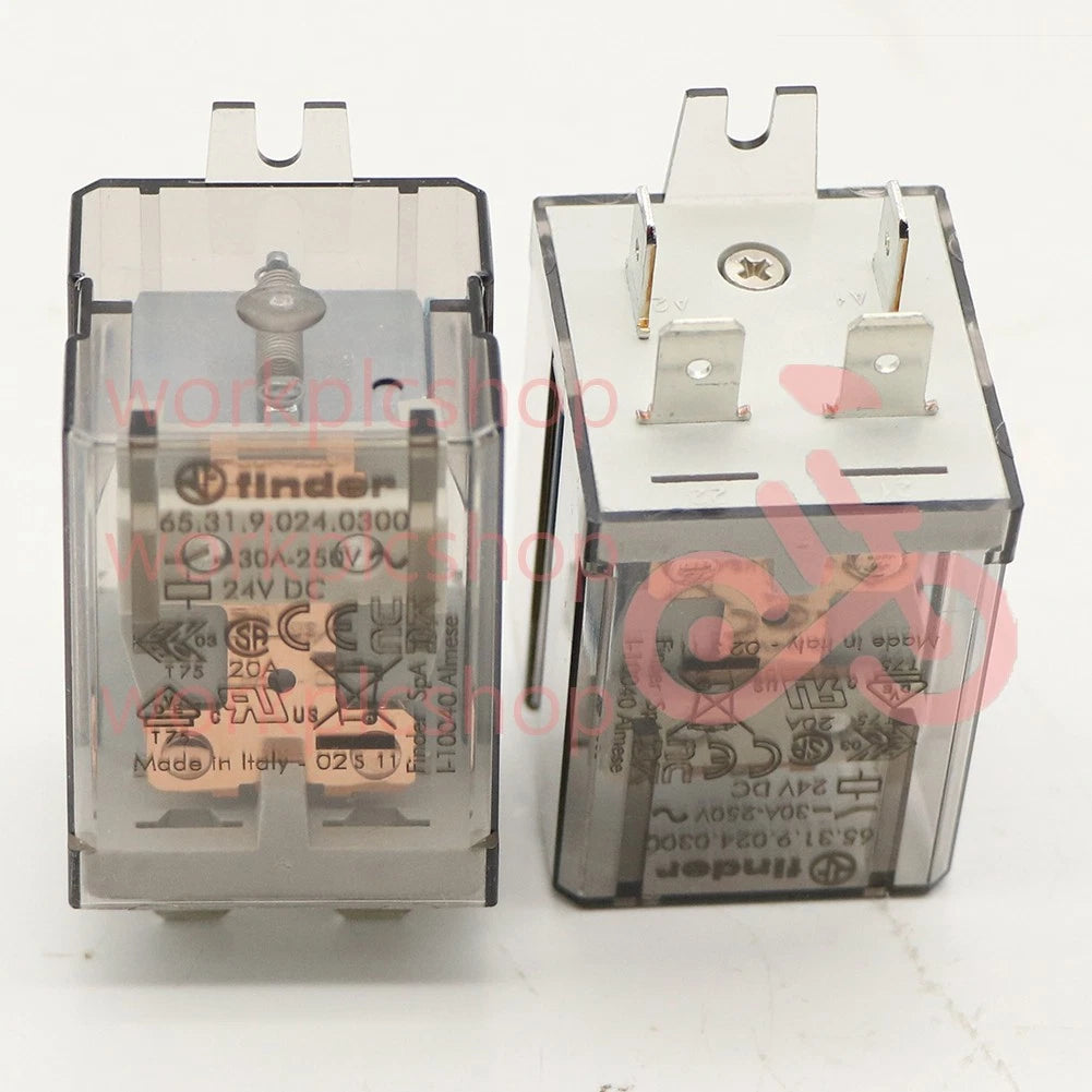 10PCS 65.31.9.024.0300-24vdc 30a Finder Relay 65.31 24VDC 30A 4PIN