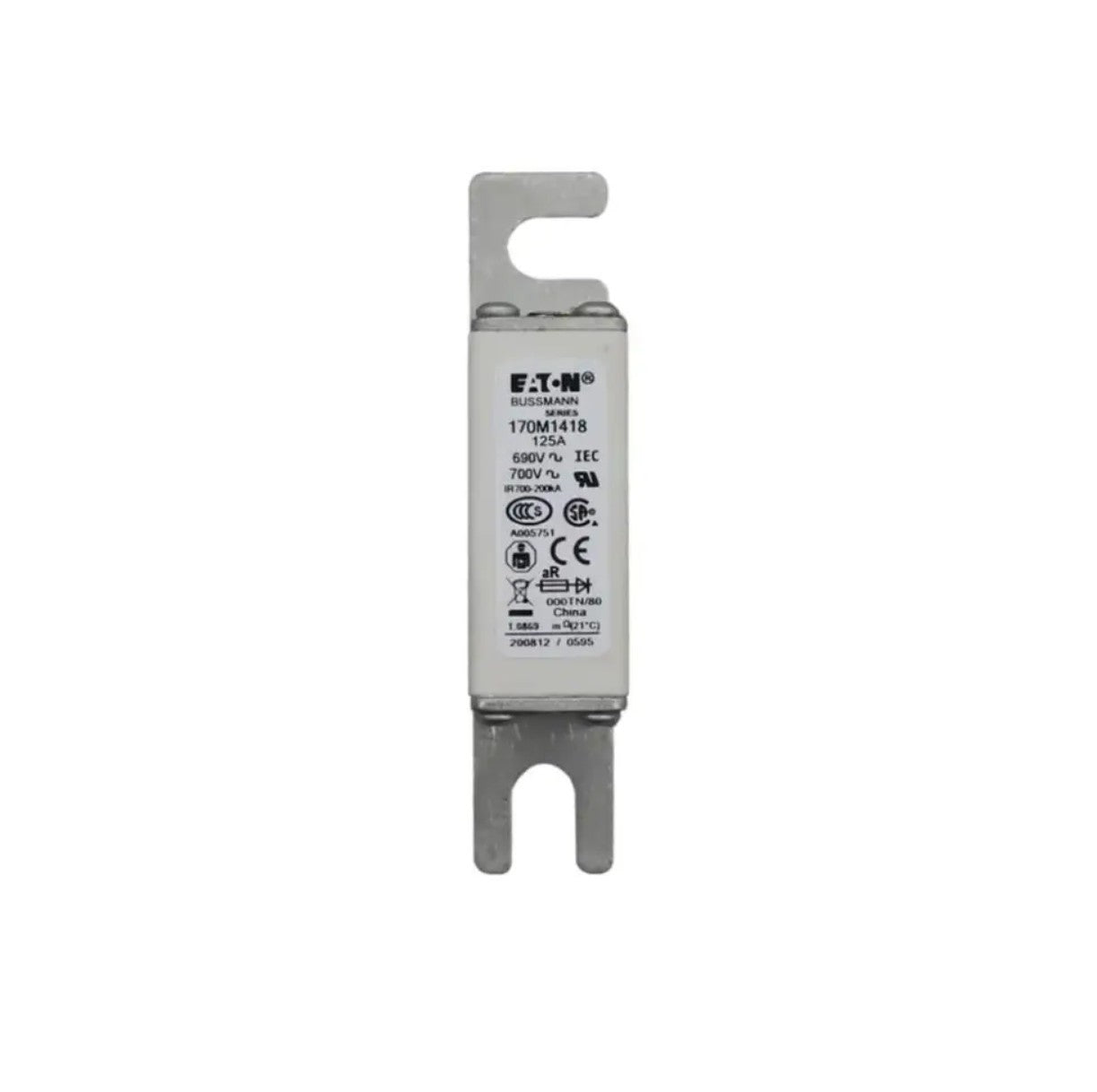 10PCS/1Box  Eaton Moeller Bussmann 170M1418 Fuses 125A 690V  Free Ship