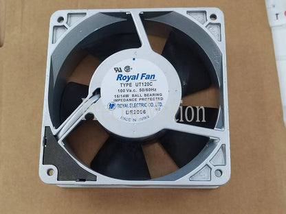 Royal Fan UT120C 100VAC 15/14W 120*120*38MM Aluminum Frame AC Cooling Fan