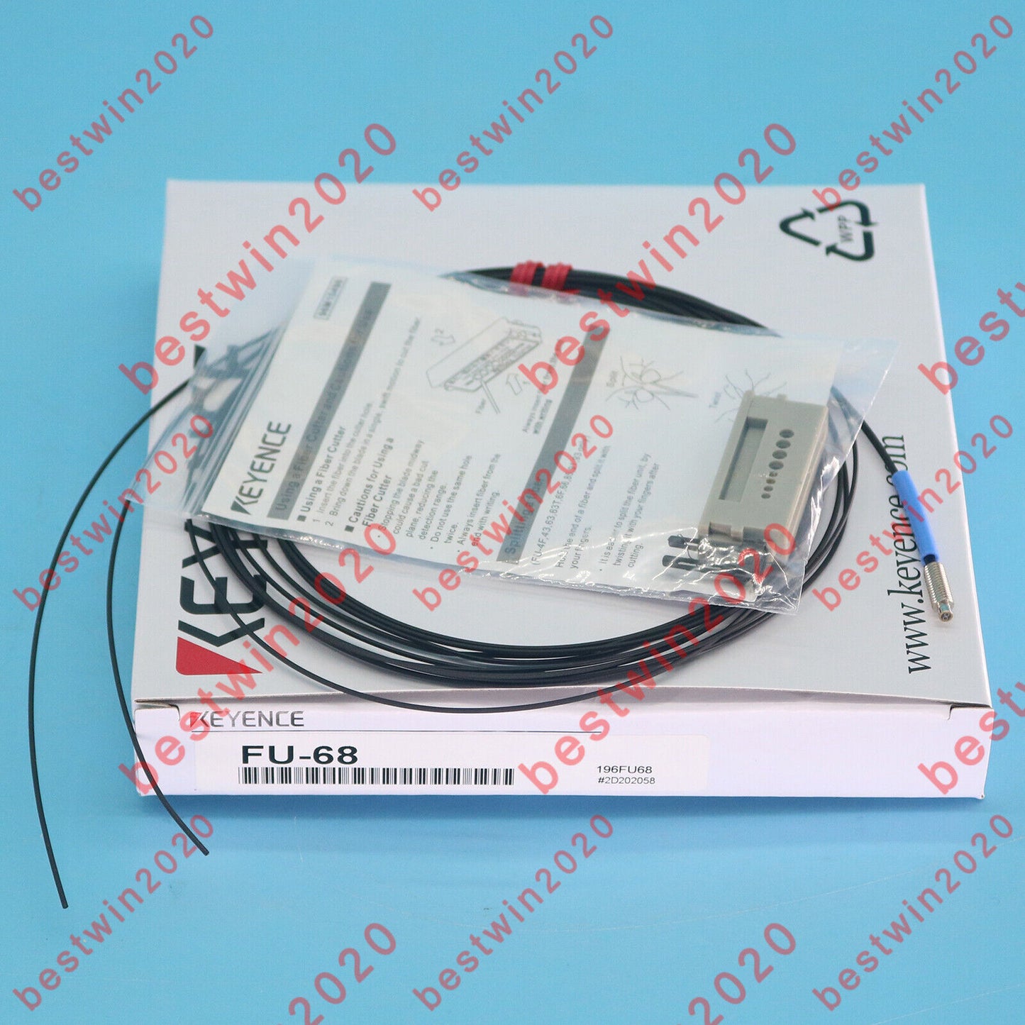 Keyence FU-68 Fibre Optic Sensor 1pc in Box Fast shipping - KEYENCE
