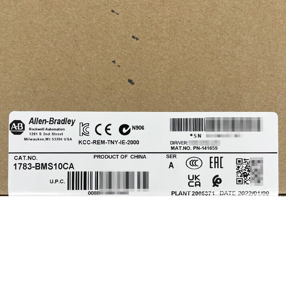 Allen-Bradley 1783-BMS10CA Industrial Motion Controller with SHIP Capable - ALLEN-BRADLEY