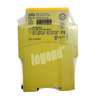 SealedPilz PNOZ X2.1 24VAC/DC Safety Relay - PILZ