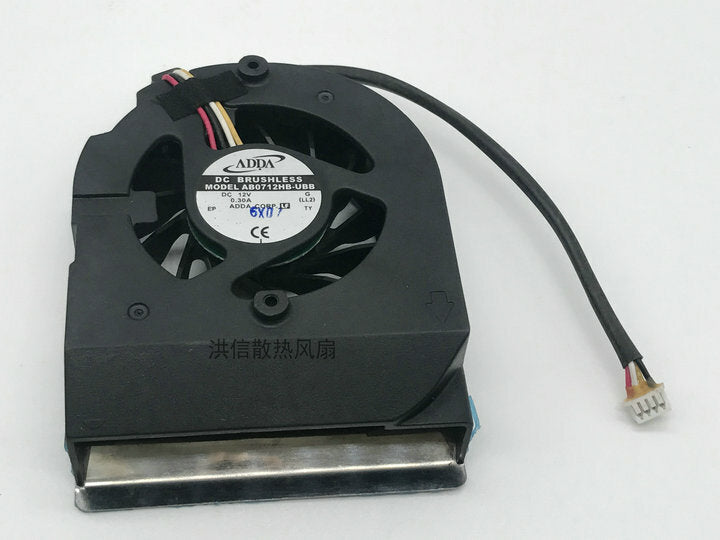 1pcs  ADDA AB0712HB-UBB DC12V 0.30A 4-wire double ball cooling fan 4pin