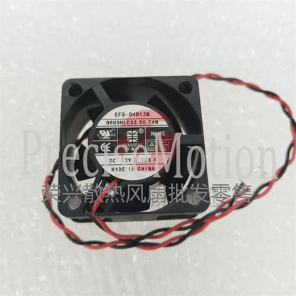 1 PCS DWPH Fan EFS-04D12M DC12V 0.12A 4020 4CM 2 wire cooling fan