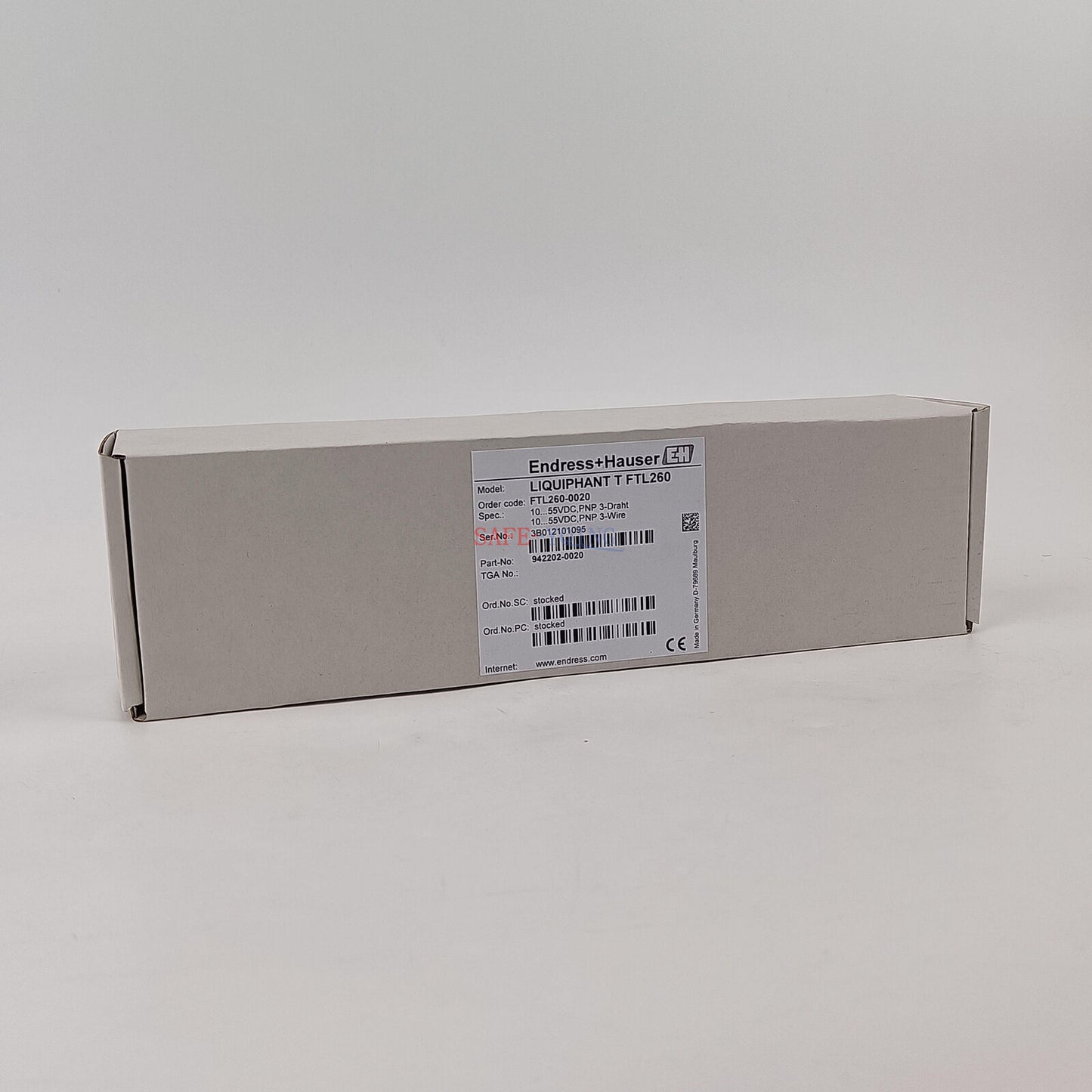 new ONE E+H FTL260-0020 Endress+Hauser FTL260-0020 Sensor - ENDRESS+HAUSER