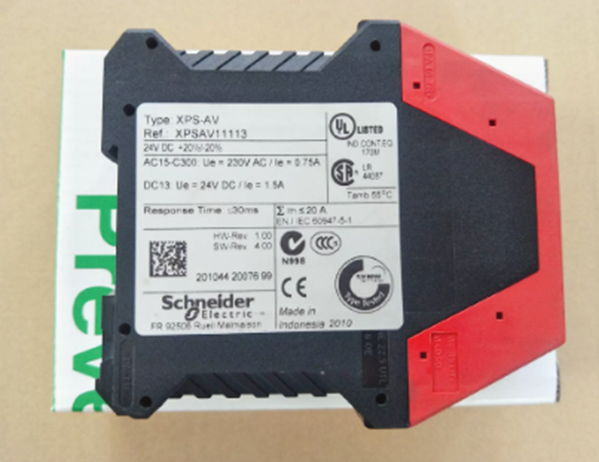 SCHNEIDER XPS-AV11113 Safety Relay - SCHNEIDER