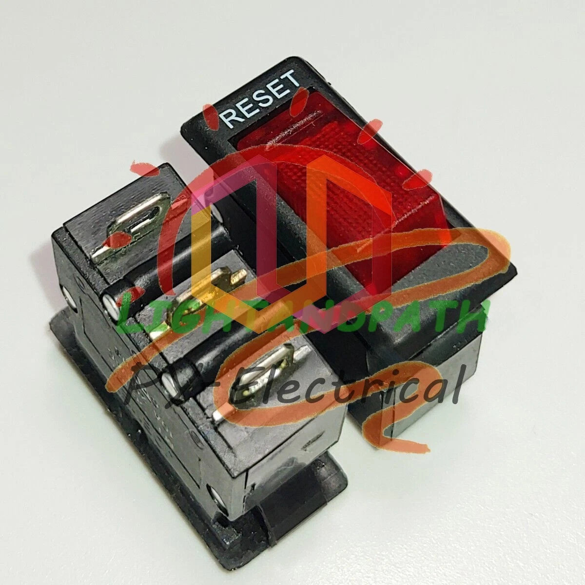 JOEMEX M1 Series Power Circuit Breaker Reset On Rocker Switch 3 Pin 15A 125VAC