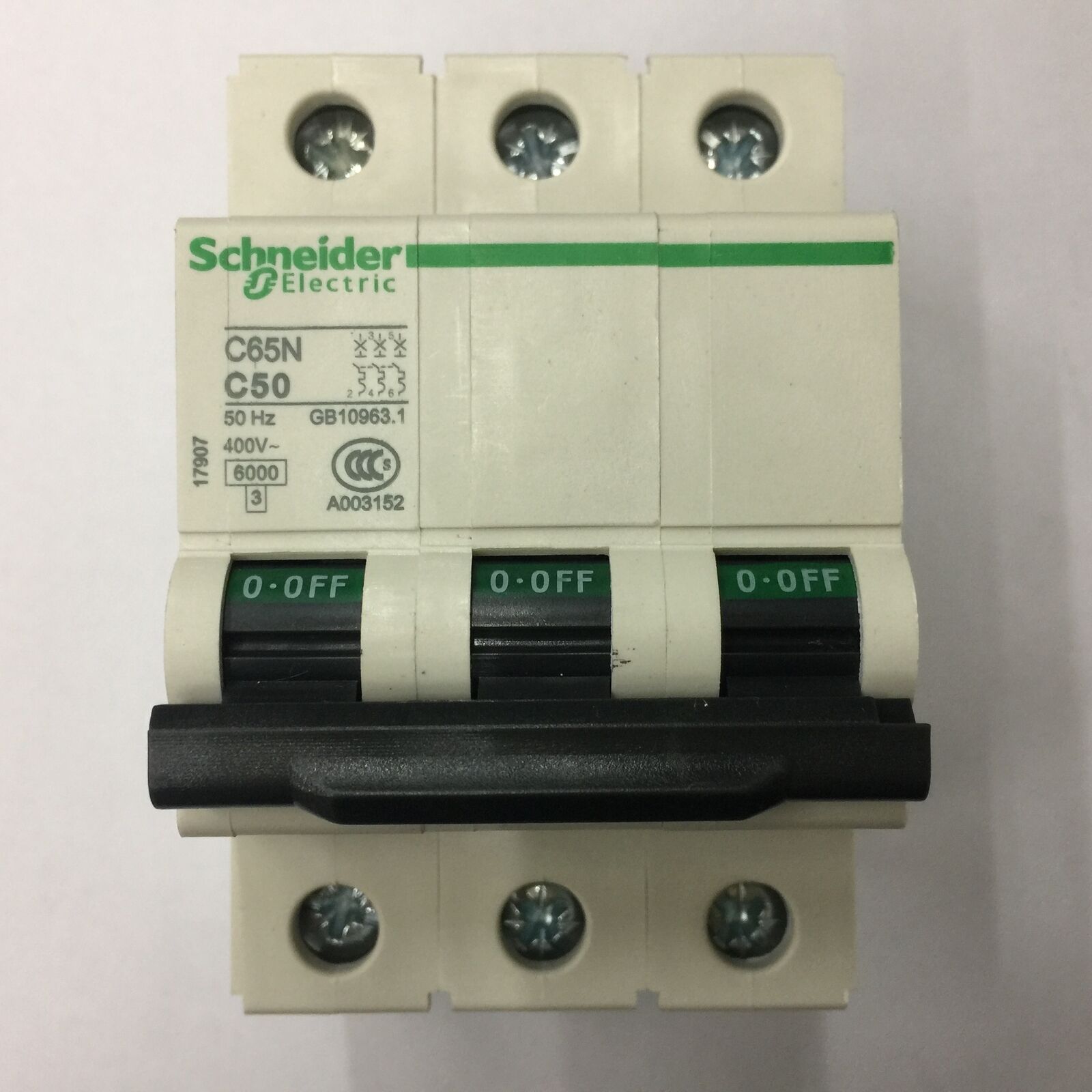 new 1PCS  C65N 3P C50 breaker Schneider