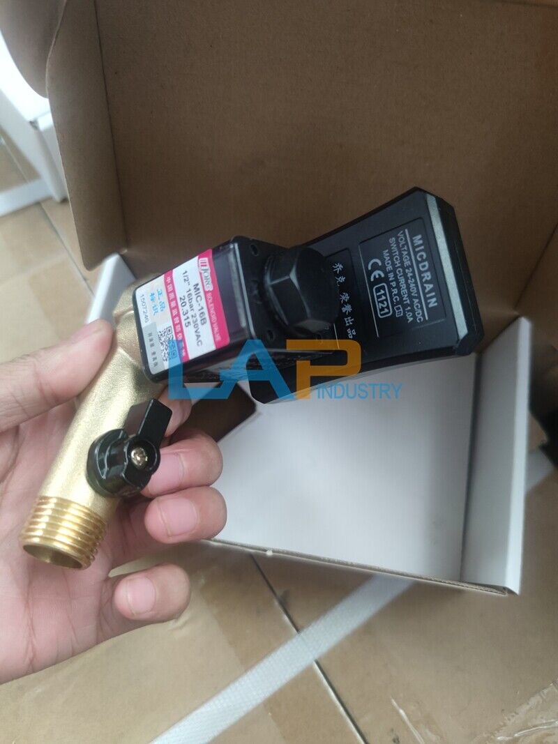 Electronic Drain Valve MIC-B 16bar 230VAC - New 1PCS - OMRON