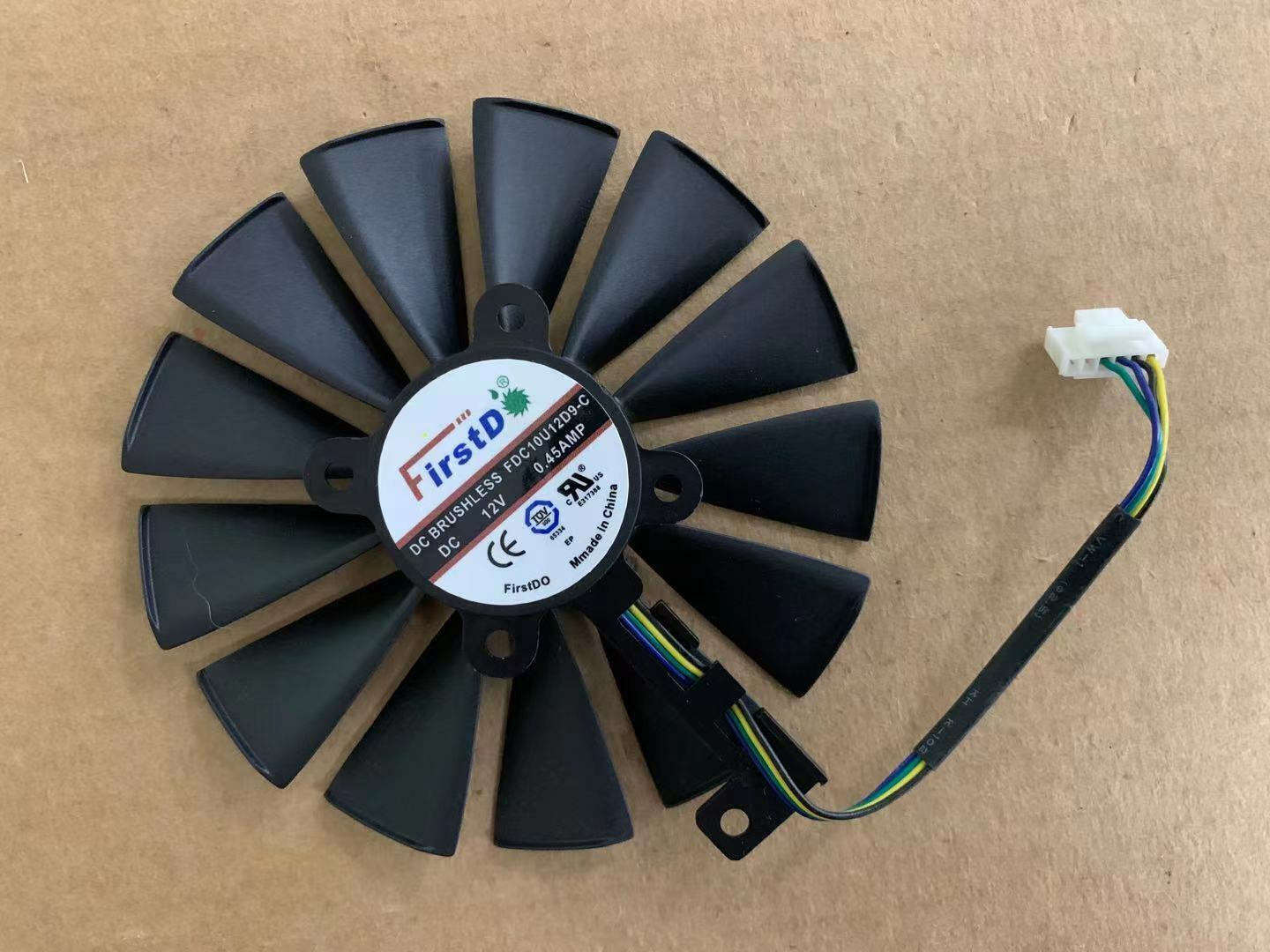 new 95MM FDC10U12D9-C PLD10010B12HH Cooling Fan For ASUS RTX2060 ITX Graphics Card