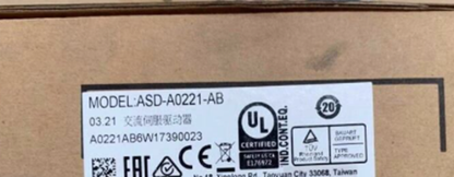 DELTA ASD-A0221-AB Servo Drive - 24V 1.5kW 3000RPM Industrial Servo Motor Controller - DELTA