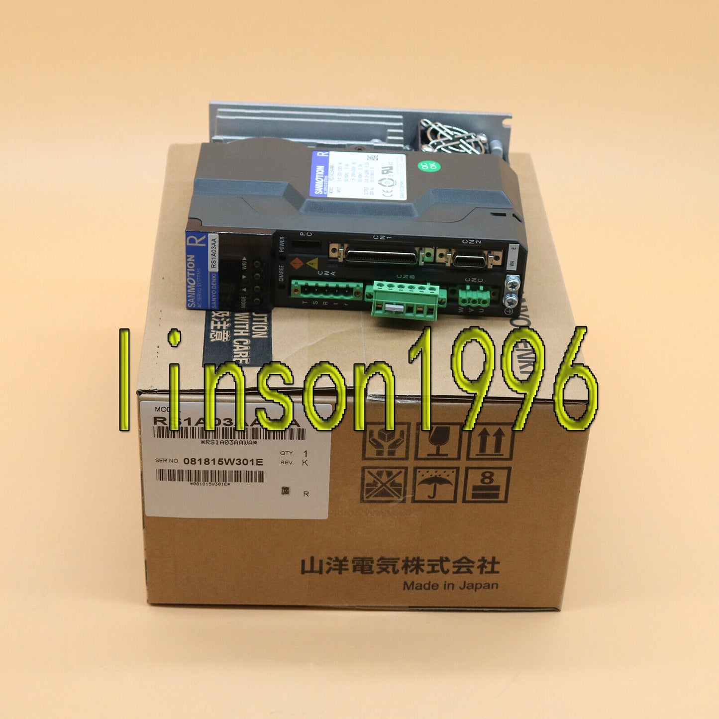 SANYO DENKI RS1A03AAWA AC servo driver - SANYO DENKI