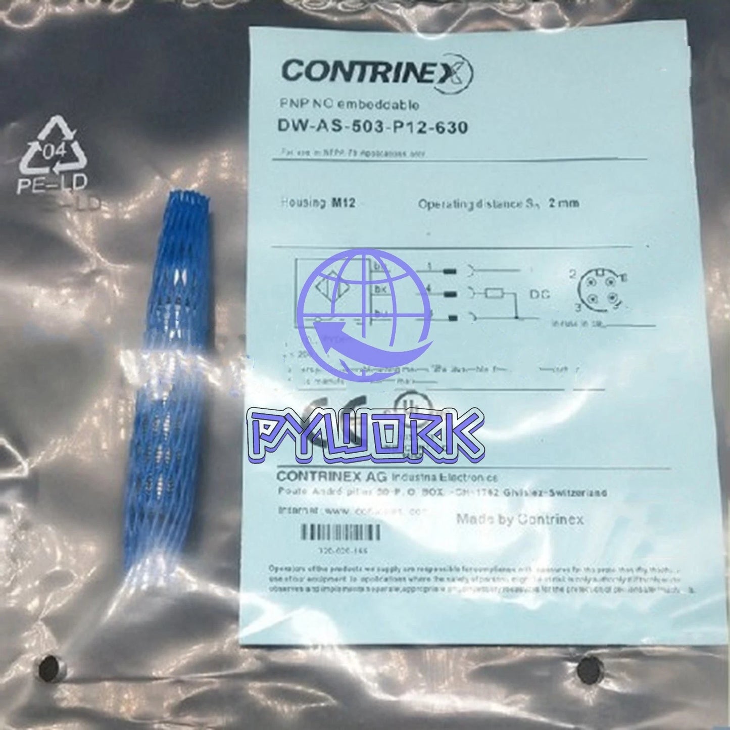 1pcs For Contrinex DW-AS-503-P12-630 Proximity Switch Sensor#QW