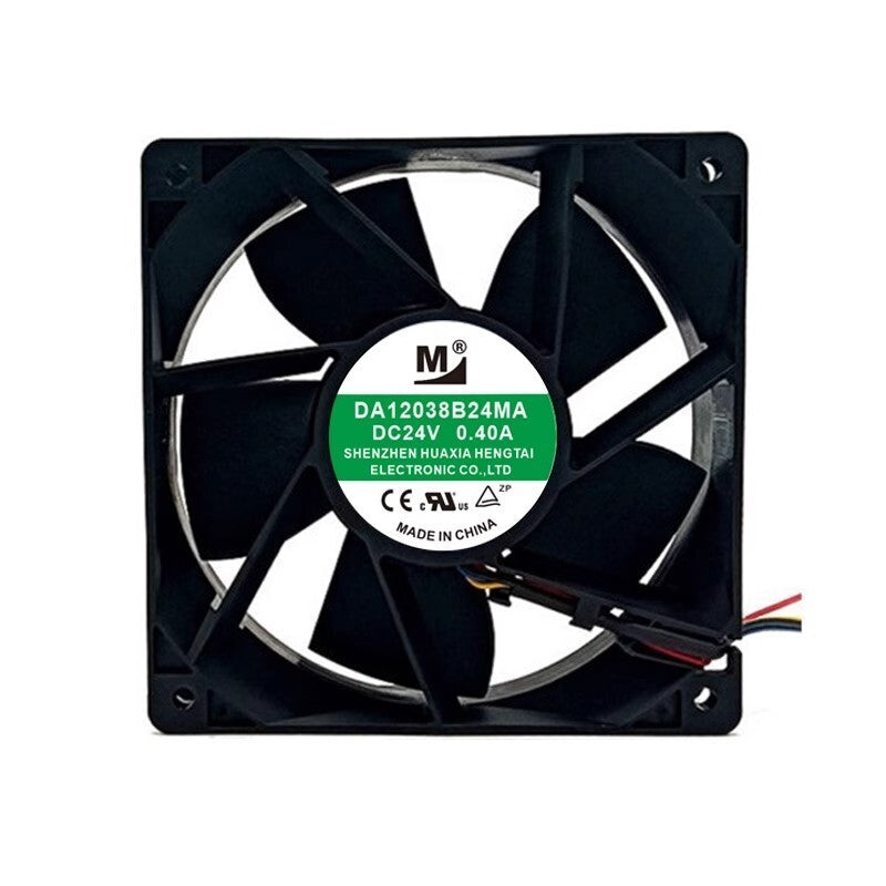 M DA12038B24MA DC24V 0.40A 120*120*38MM 3-Wire Inverter Cooling Fan