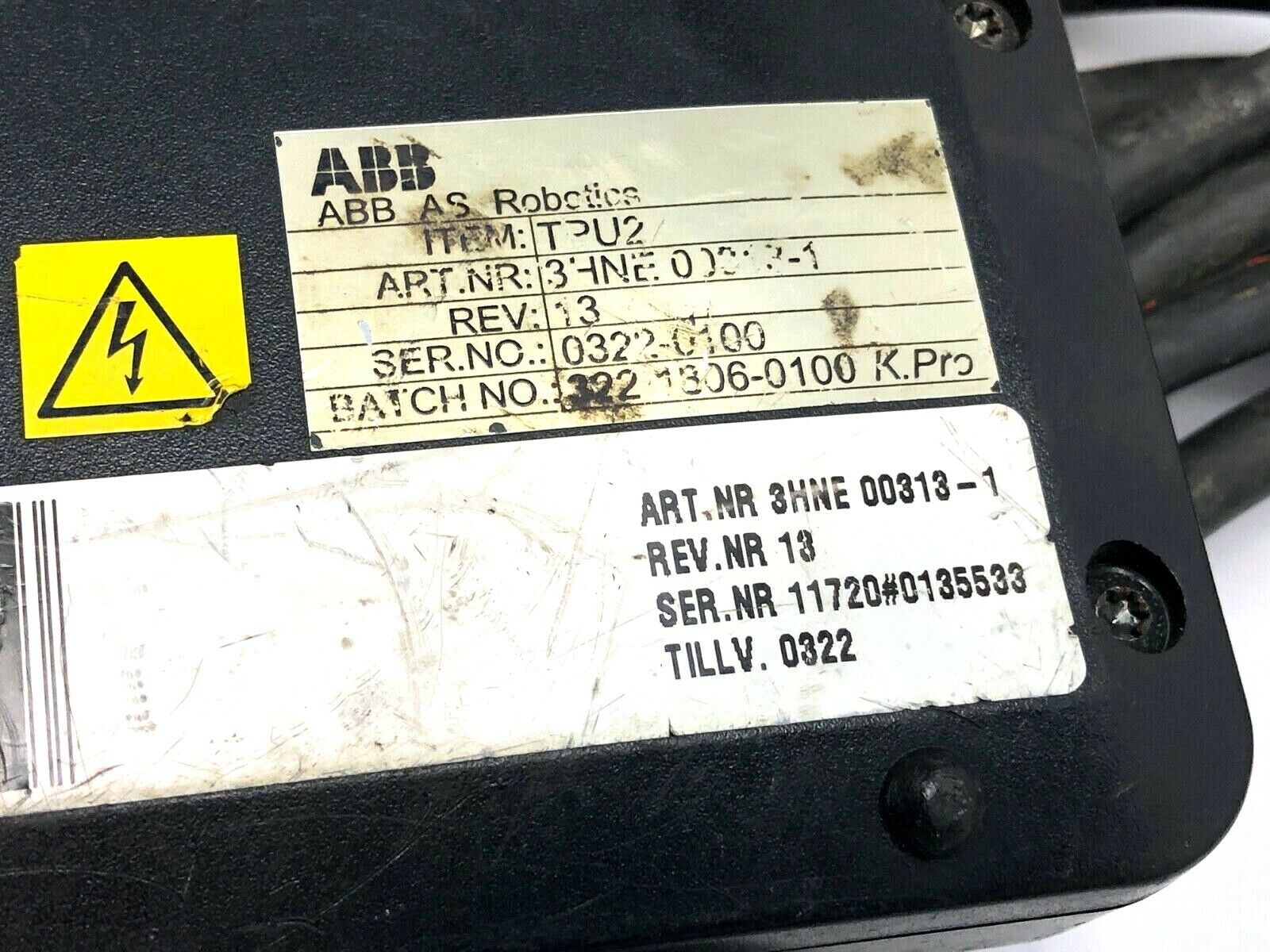 ABB 3HNE00313-1 Teach Pendant Backlight REV 11 ABB