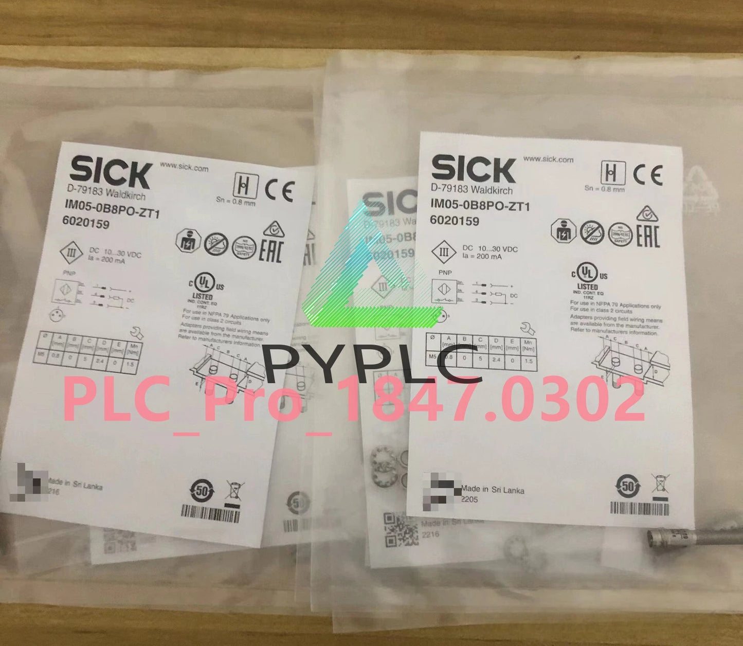 1PCS SICK IM05-0B8PO-ZT1 6020159 Inductive Proximity Switch Sensor