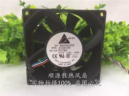 Delta AFC0912DE DC12V 2.50A 90*90*38MM 4-Wire PWM Cooling Fan
