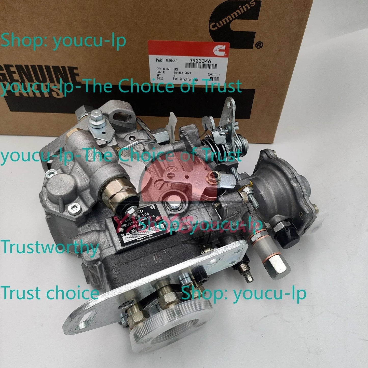 3923346 Cummins VE Diesel Fuel Injection Pump For 90-93 Dodge RAM 5.9L 6BT 12V~