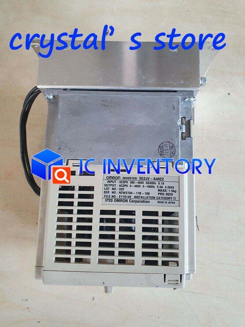 used 1PCS OMRON 3G3JV-A4022 2.2KW 380V tested 3G3JVA4022 Fast Ship - OMRON