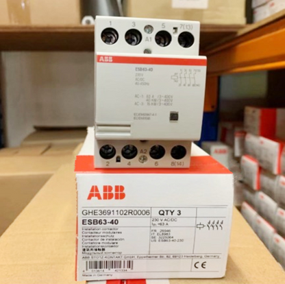 new 1PC ABB ESB63-40 GHE3691102R0006 230VAC/DC Contactor 4NO - ABB