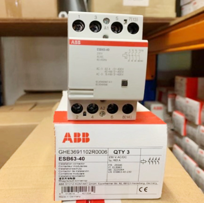 new 1PC  ABB  ESB63-40 GHE3691102R0006  230VAC/DC Contactor 4NO