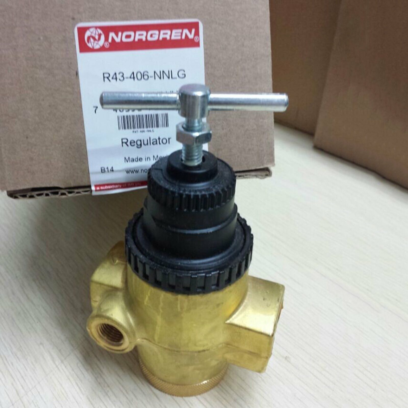 new 1pcs   NORGREN R43-406-NNLG Pressure Regulating Valve#QW