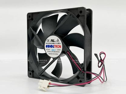 COOLTRON FD1225L24W5-71-2RC1 12025 DC24V 3.60W 12CM 2-Wire Inverter Cooling Fan
