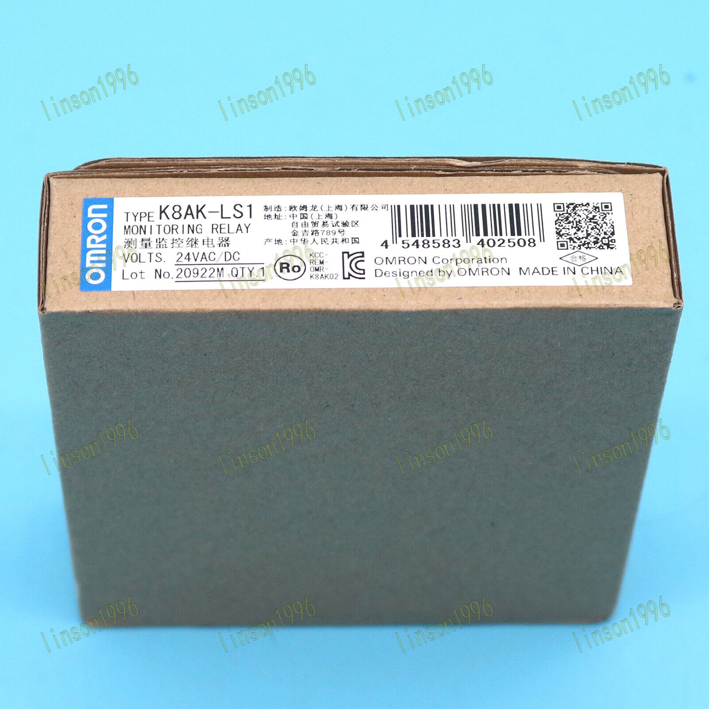 OMRON K8AK-LS1 Monitoring Relay 24VAC/DC Fast Delivery - OMRON