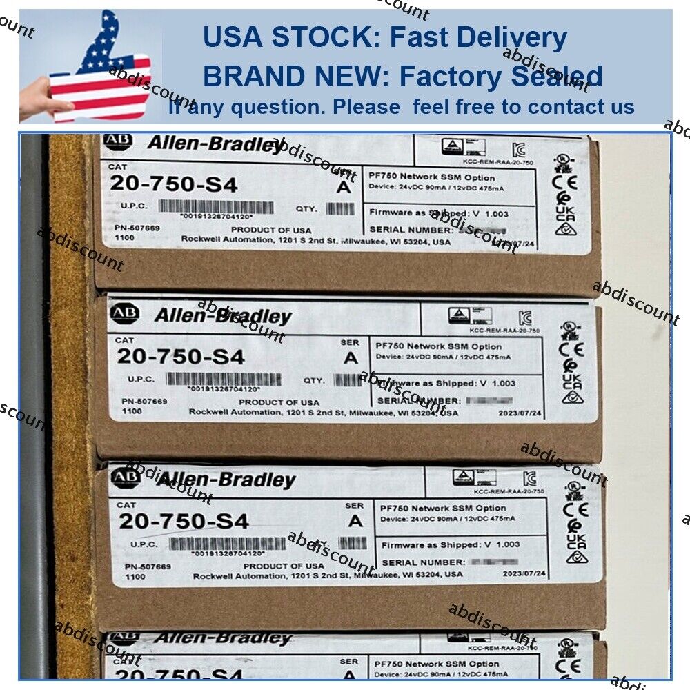 Allen Bradley 20-750-S4  New Factory Sealed AB 20 750 S4 US New AB