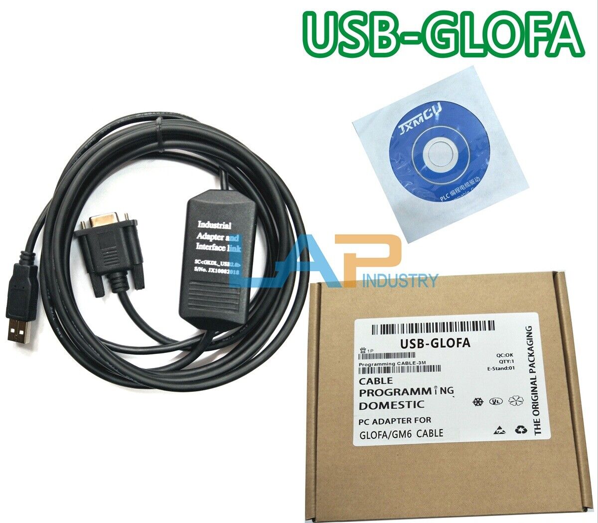 new 1PCS  USB-GLOFA Programming Cable FOR Korea LG/LS GLOFA GM6 PLC cable