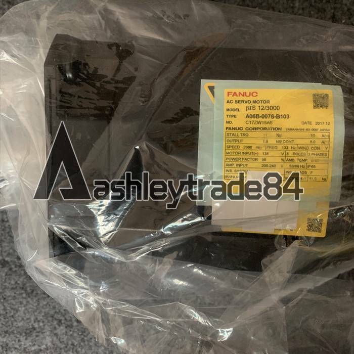 new 1PCS  Fanuc A06B-0078-B103 A06B0078B103 Servo Motor