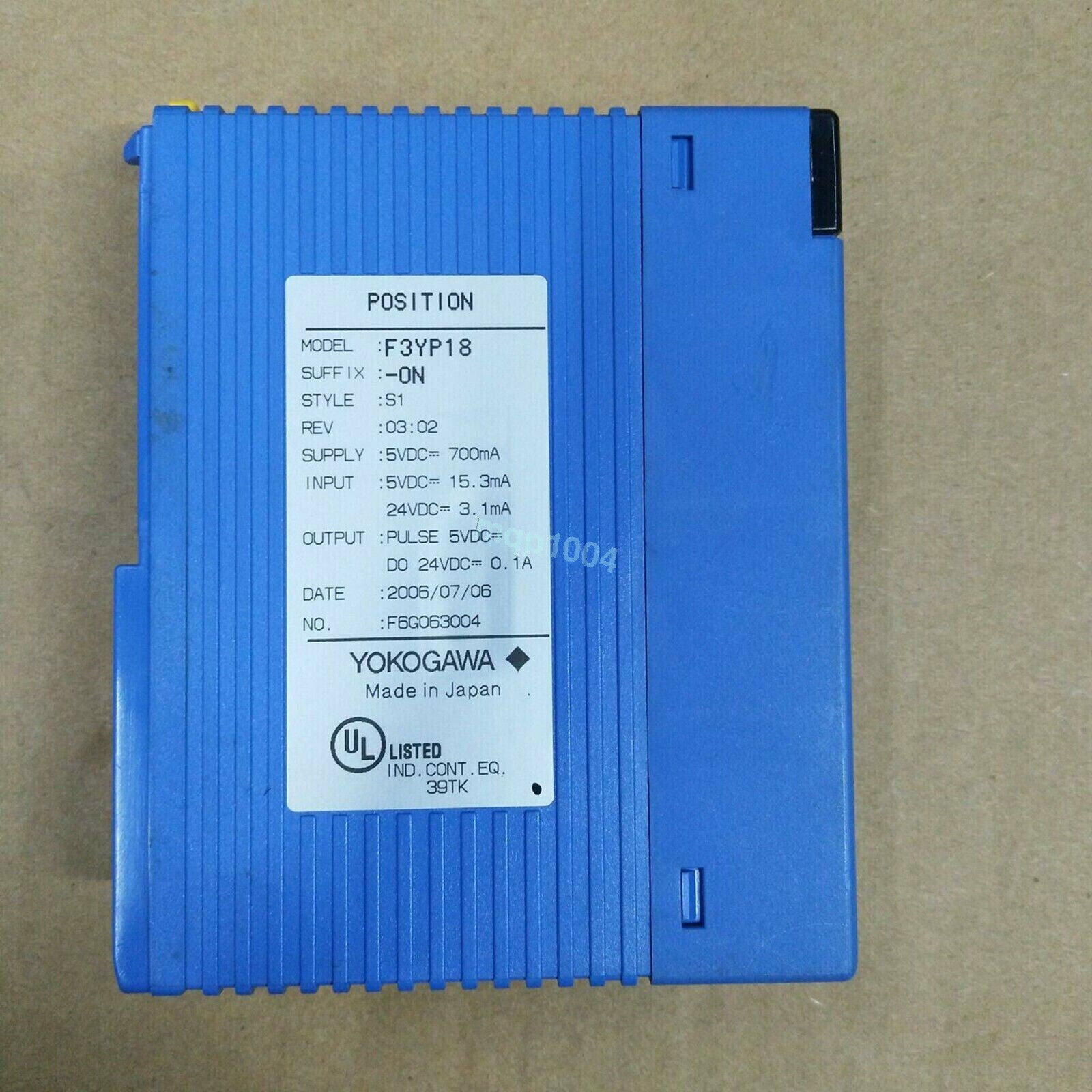 new 1PC  YOKOGAWA F3YP18-0N PLC Module F3YP180N ping YOKOGAWA