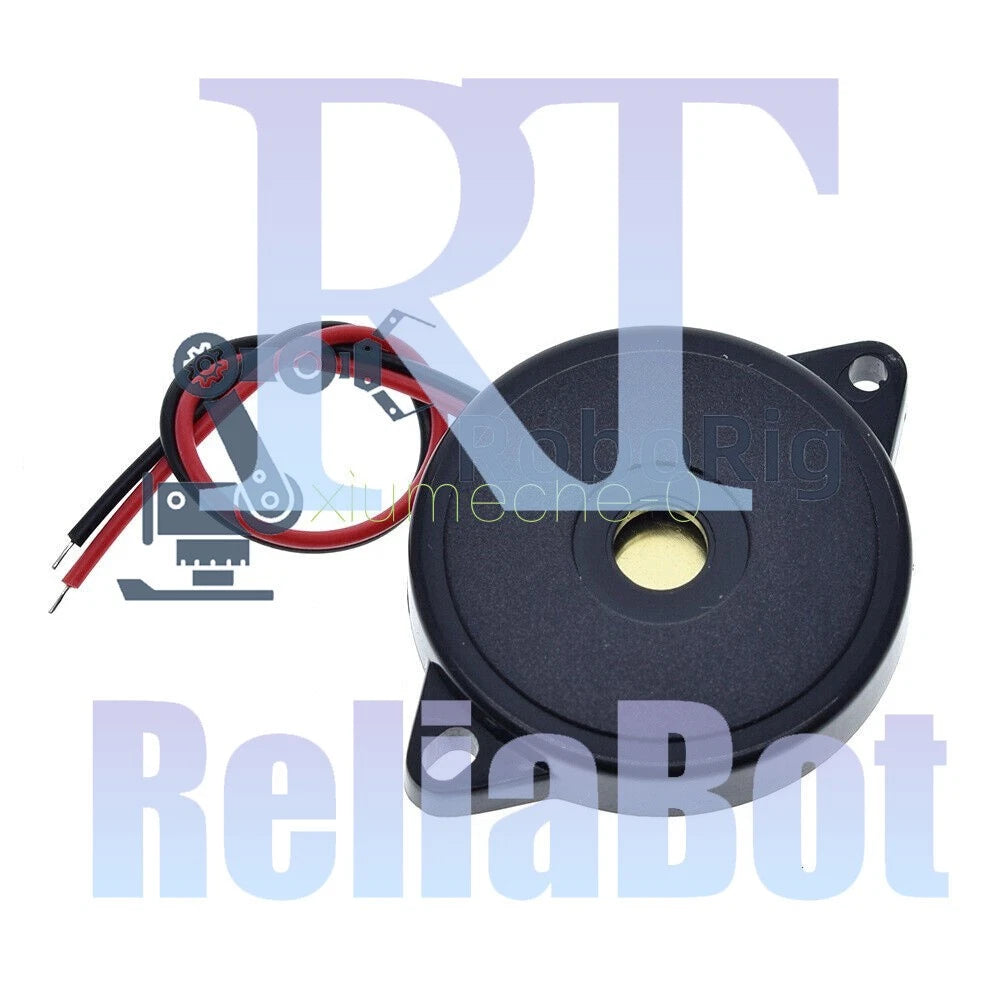2PCS 30X5.5MM AT3040 Enclosed Piezo Passive Buzzer Element W/Wires