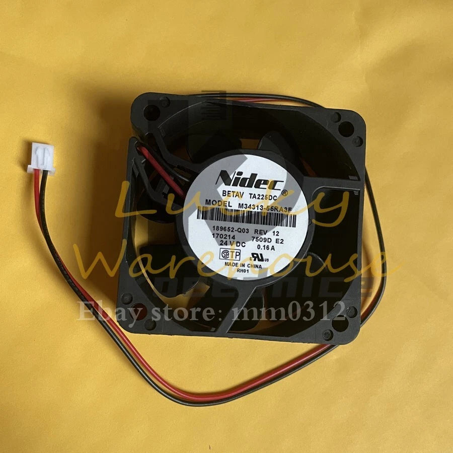 Nidec M34313-55RA3F DC24V 0.16A 6025 2-wire inverter cooling fan