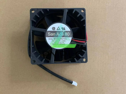 Sanyo 8038 8CM 9G0824G102 DC24V 0.56A 2-wire high-end inverter fan～