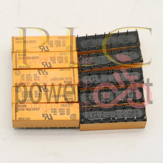 (10PCS) DS4E-ML2-DC5V 5VDC Signal Relay 0.6A 125VAC 16Pins 4PDT