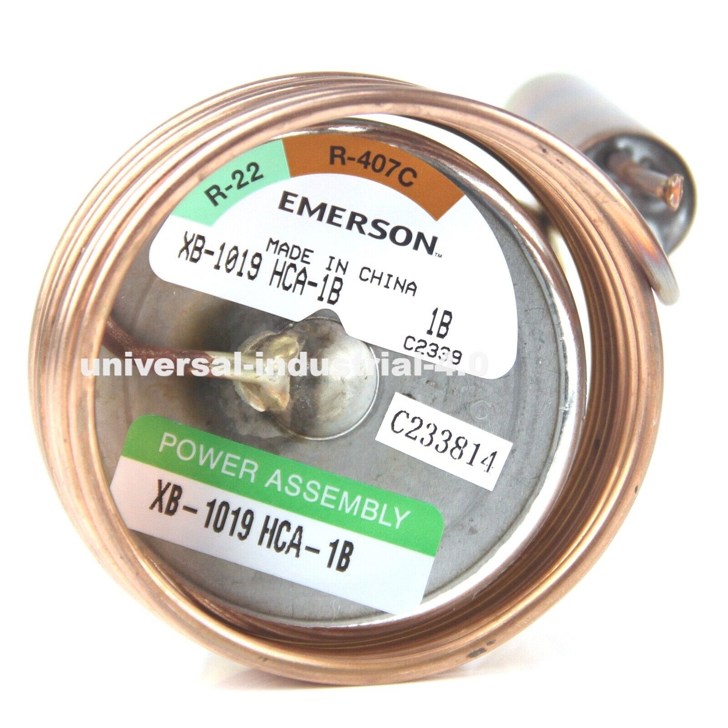 EMERSON XB-1019HCA-1B Thermo Expansion Valve Power Assembly - EMERSON