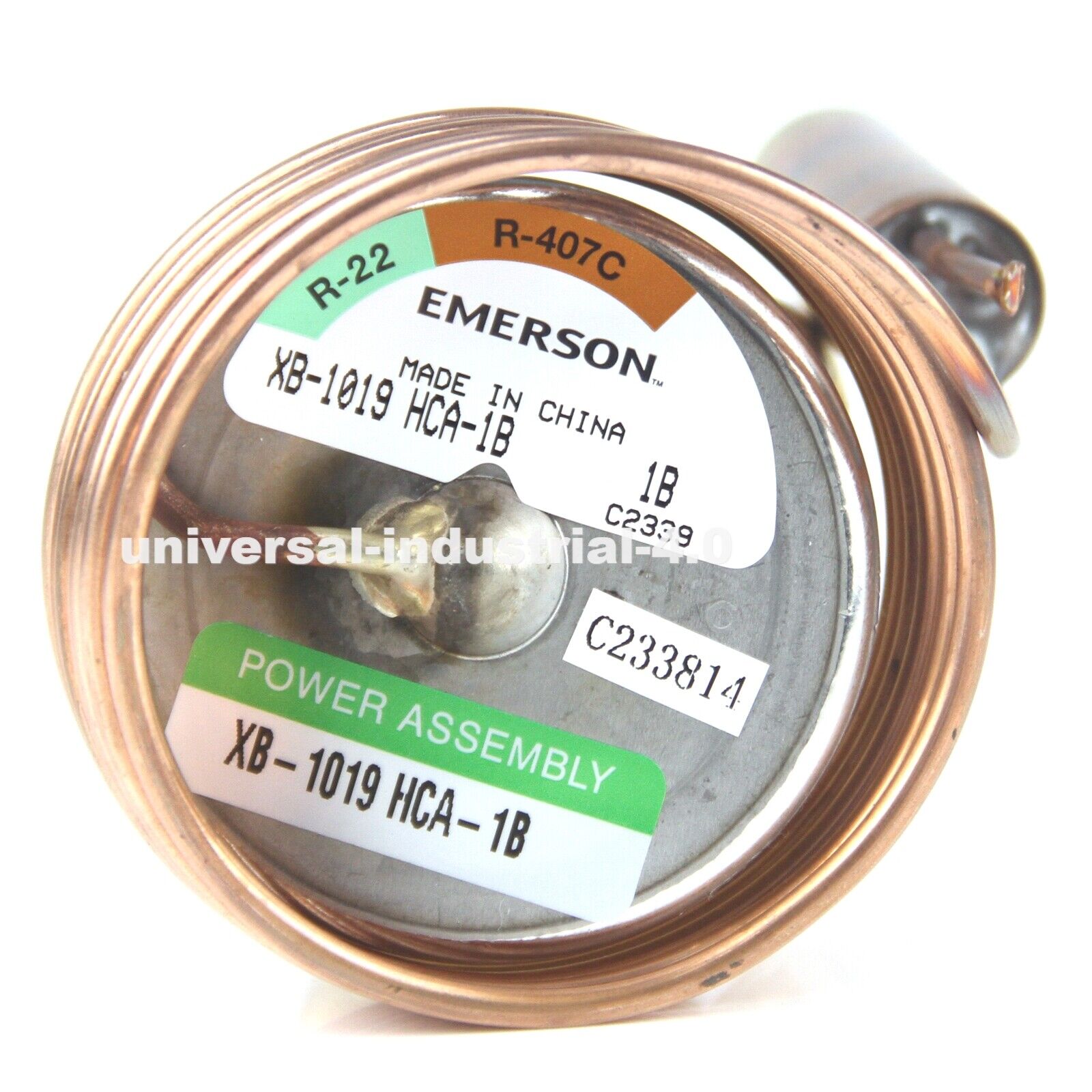 EMERSON XB-1019HCA-1B Thermo Expansion Valve Power Assembly - EMERSON